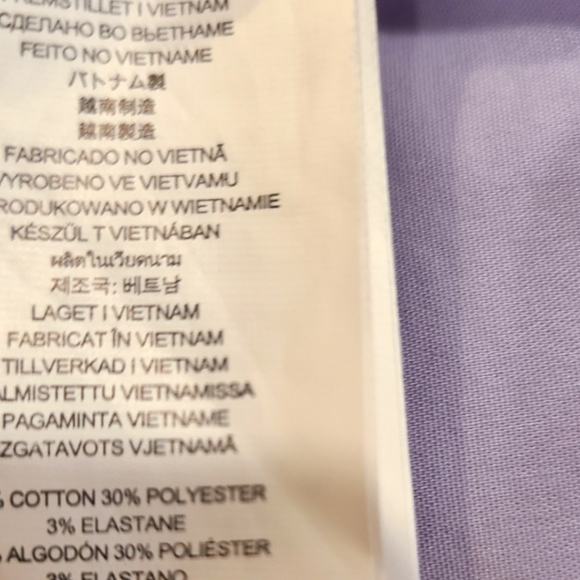 Michael by Michael Kors Cotton Blend Ruffle Top Size Medium - Picture 5 of 5